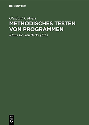 Methodisches Testen von Programmen