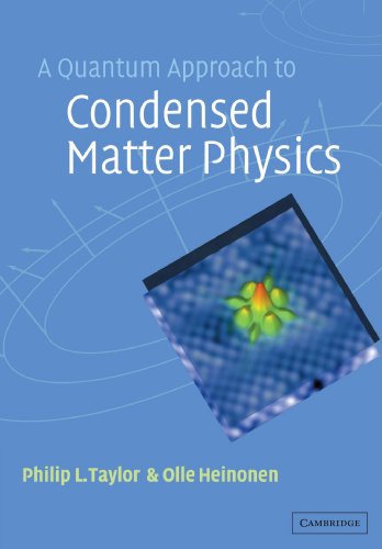 A Quantum Approach to Condensed Matter Physics