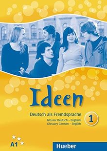 Ideen 1: Deutsch als Fremdsprache / Glossar Deutsch-Englisch - Glossary German-English