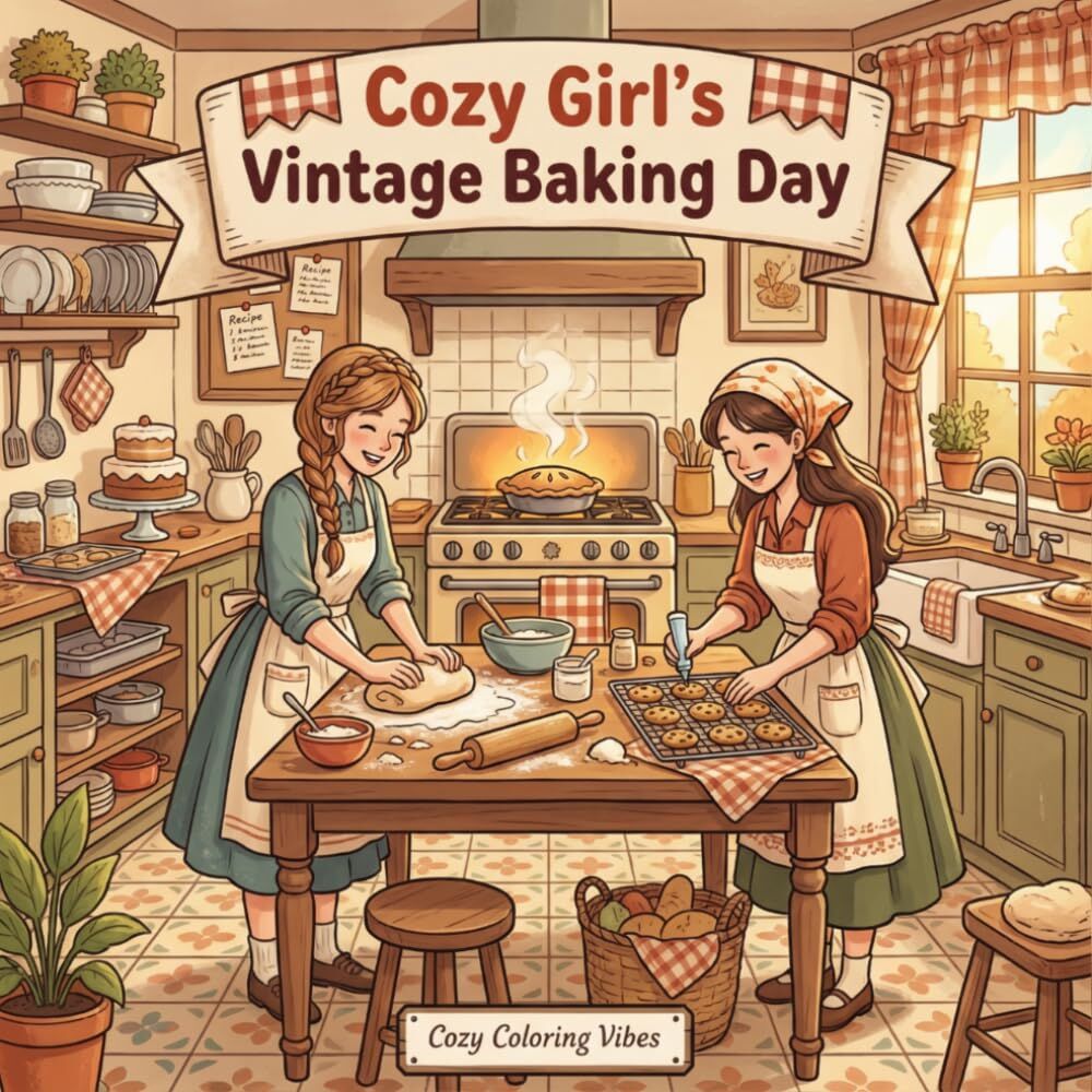 Cozy Girl's Vintage Baking Day