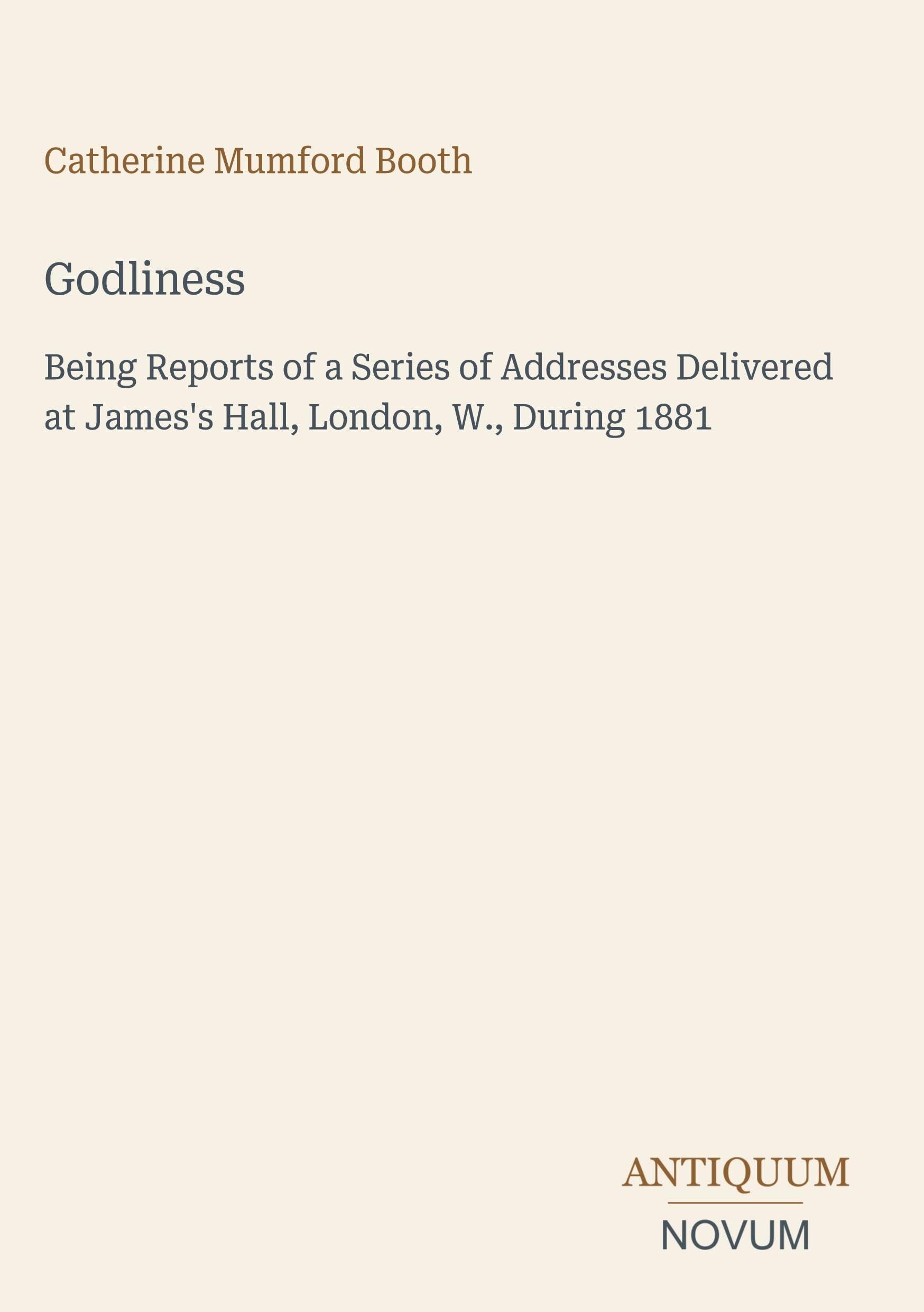 Godliness