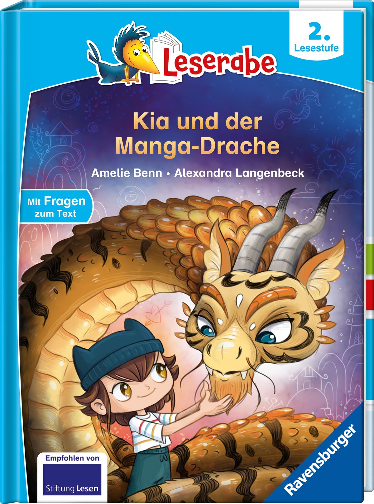Leserabe 2. Lesestufe - Kia und der Manga-Drache - Erstlesebuch - Für Kinder ab 7 Jahren