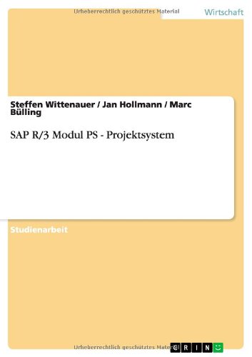 SAP R/3 Modul PS - Projektsystem