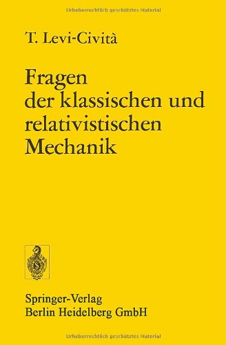 Fragen der Klassischen und Relativistischen Mechanik: Vier Vorträge Gehalten in Spanien im Januar 1921