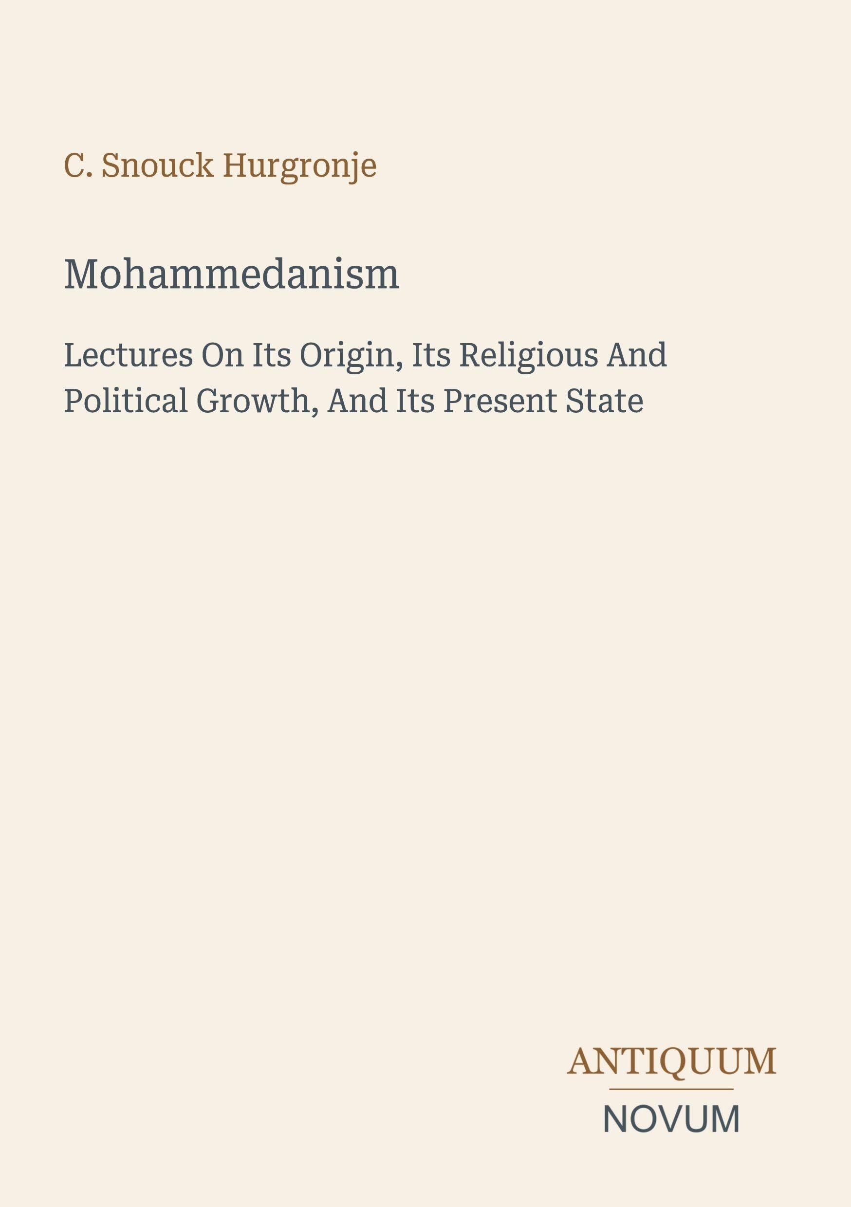 Mohammedanism