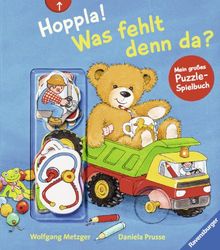 Hoppla! Was fehlt denn da?: Mein großes Puzzle-Spielbuch