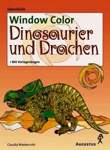 Window Color. Dinosaurier und Drachen. Mit Vorlagenbogen