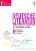 Deutsche Literatur von Luther bis Tucholsky