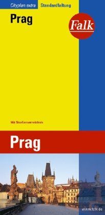 Falk Cityplan Extra Standardfaltung International Prag mit Straßenverzeichnis