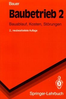 Baubetrieb (Springer-Lehrbuch)