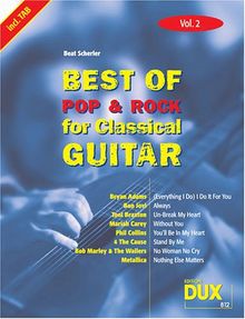 Best of Pop & Rock for Classical Guitar 2. Gitarre, Tabulatur