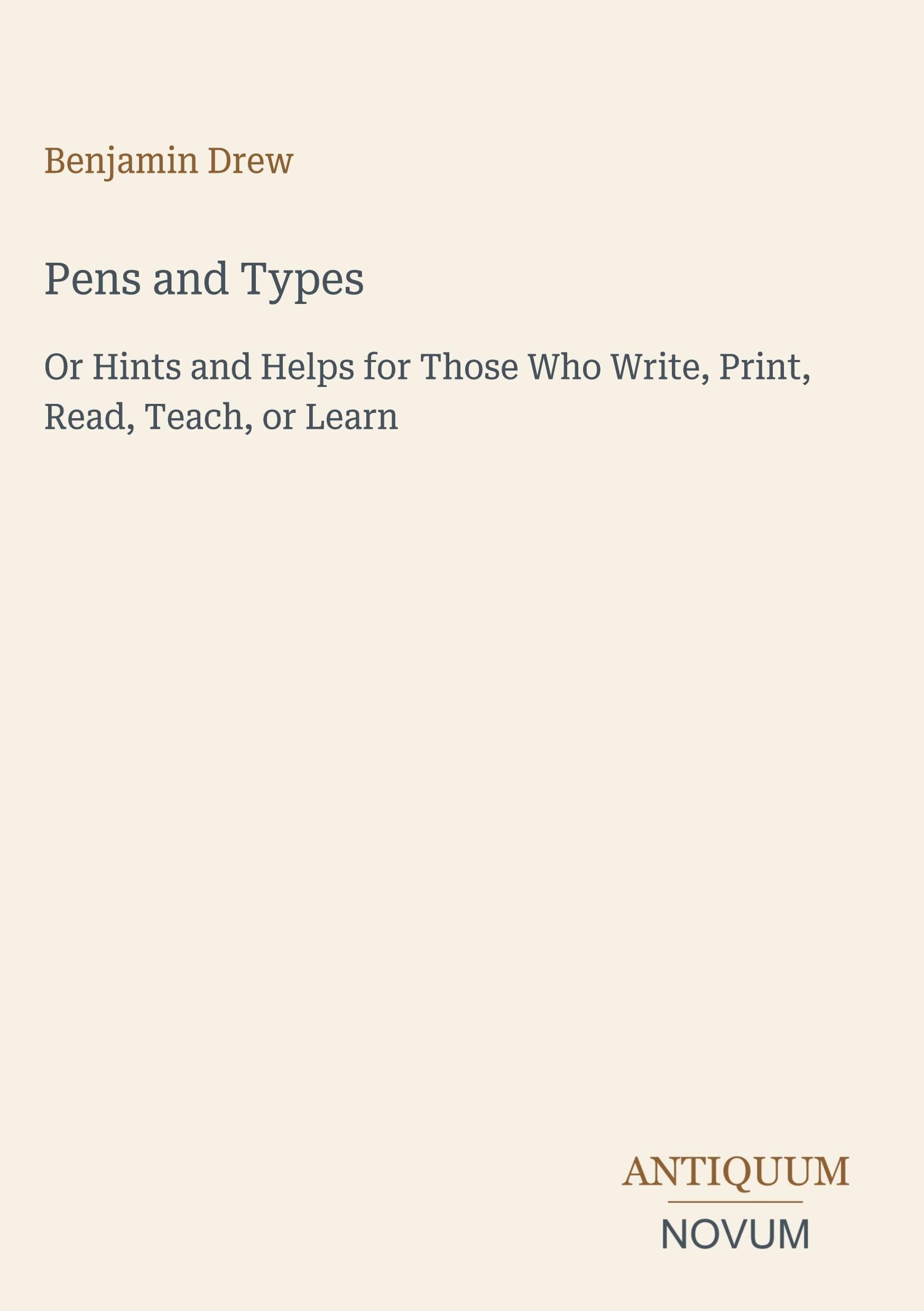 Pens and Types