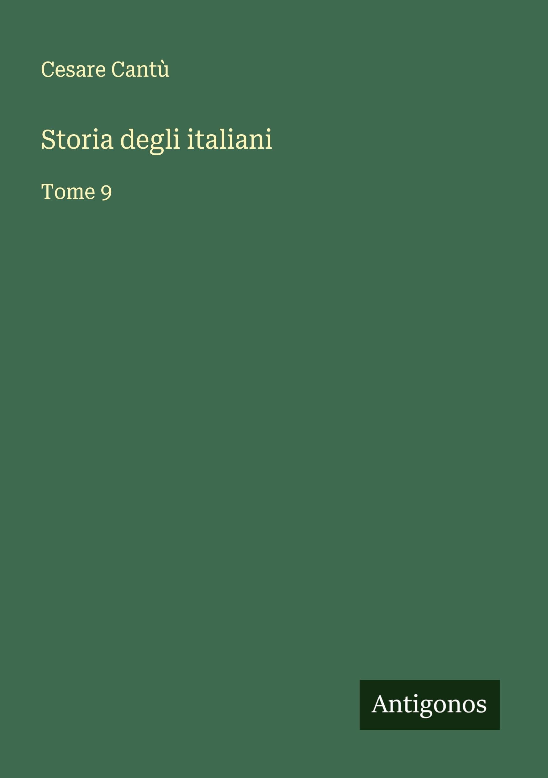 Storia degli italiani: Tome 9
