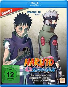 Naruto Shippuden - Der vierte große Shinobi Weltkrieg - Obito Uchiha - Staffel 18.1: Episode 593-602 - uncut [Blu-ray]