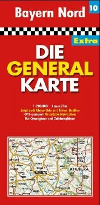 Die Generalkarten Deutschland Extra, 12 Bl., Bl.10, Bayern Nord (Série Régionale)