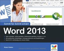 Word 2013: Schritt für Schritt erklärt