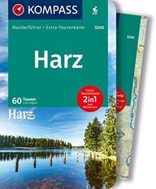 KOMPASS Wanderführer Harz, 60 Touren: mit Extra-Tourenkarte, GPX-Daten zum Download