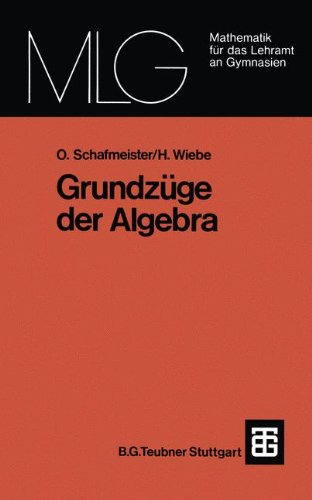 Grundzüge der Algebra (Mathematik für das Lehramt an Gymnasien)