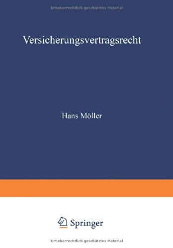 Versicherungsvertragsrecht (Die Versicherung)