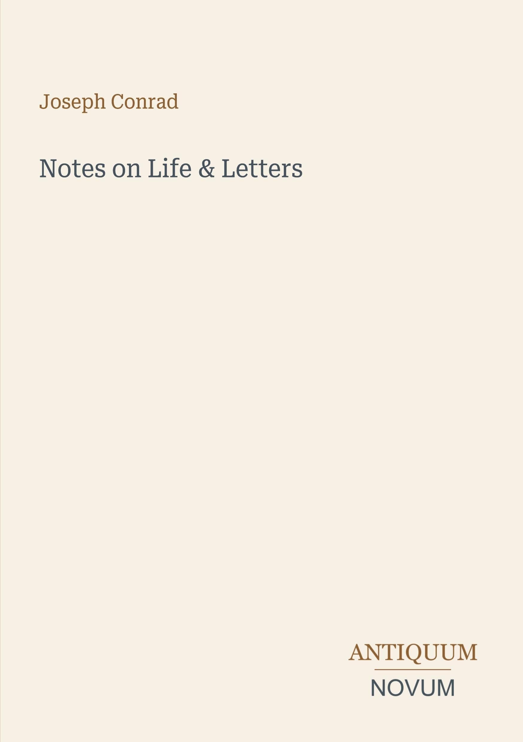 Notes on Life & Letters