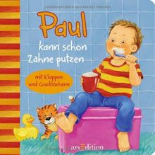 Paul kann schon Zähne putzen