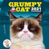 Grumpy Cat 2021 Wall Calendar: (Cranky Kitty Monthly Calendar, Funny Internet Meme 12-Month Calendar)