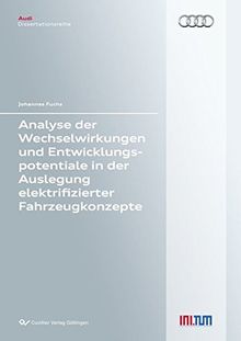 Analyse der Wechselwirkungen und Entwicklungspotentiale in der Auslegung elektrifizierter Fahrzeugkonzepte (Audi Dissertationsreihe)