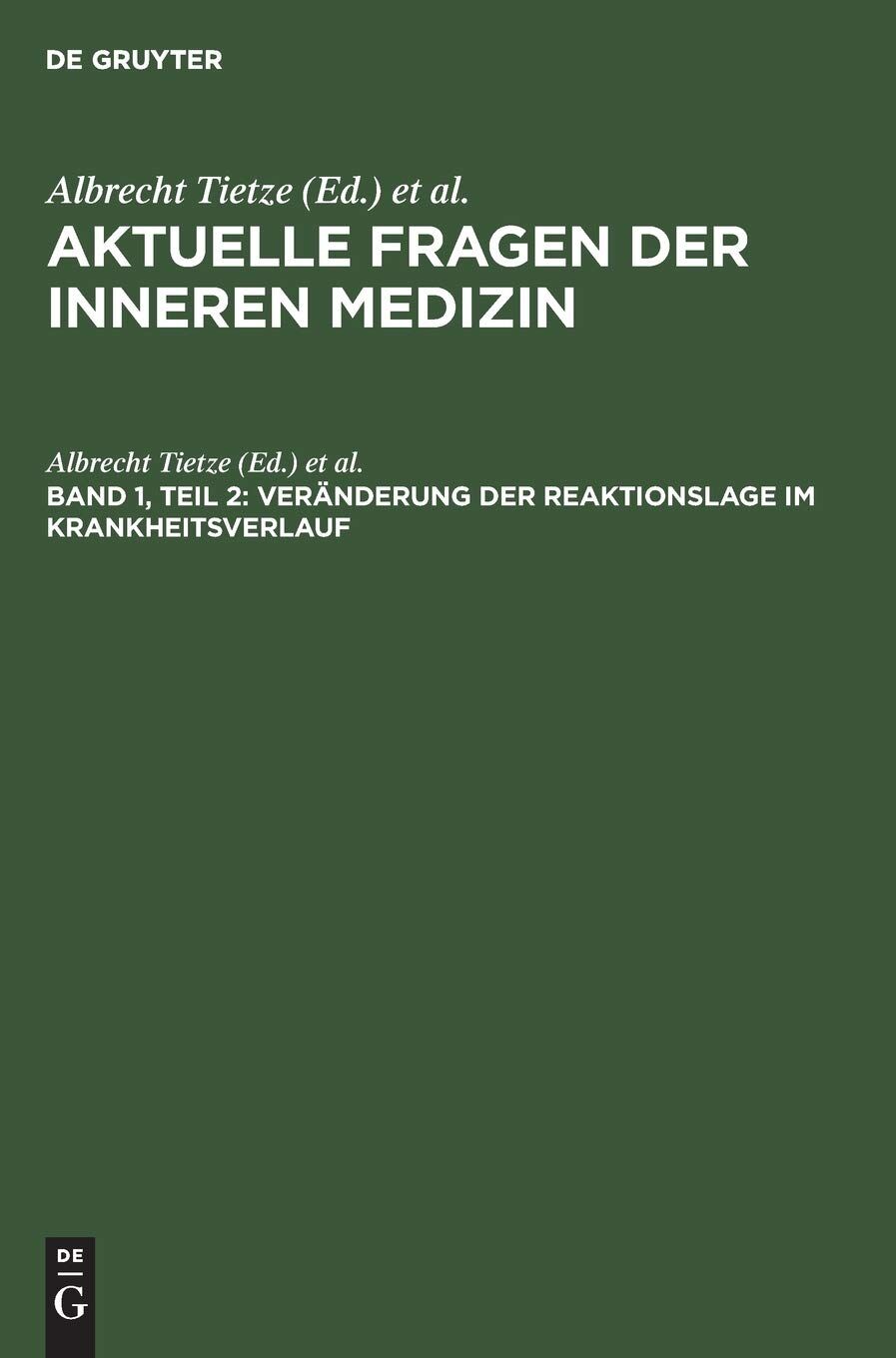 Veränderung der Reaktionslage im Krankheitsverlauf