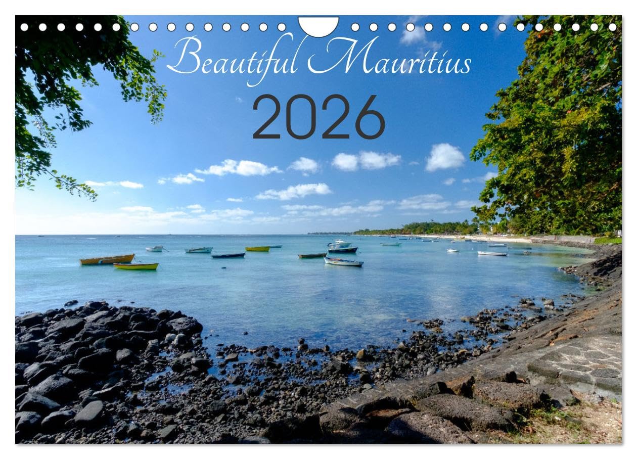 Beautiful Mauritius (Wall Calendar 2026 DIN A4 landscape), CALVENDO 12 Month Wall Calendar: Breathtaking landscapes and seascapes of Mauritius