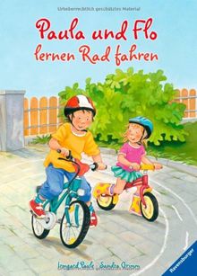 Paula und Flo lernen Rad fahren