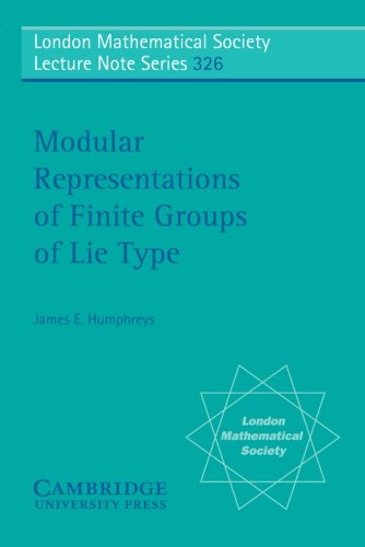Modular Representations of Finite Groups of Lie Type