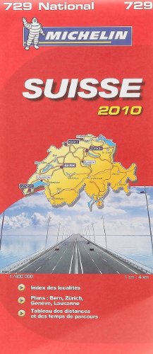 CARTE ROUTIERE 729 SUISSE 2010