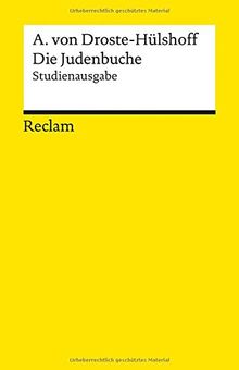 Die Judenbuche: Studienausgabe (Reclams Universal-Bibliothek)