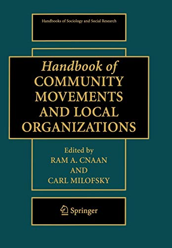 Handbook of Community Movements and Local Organizations (Handbooks of Sociology and Social Research)