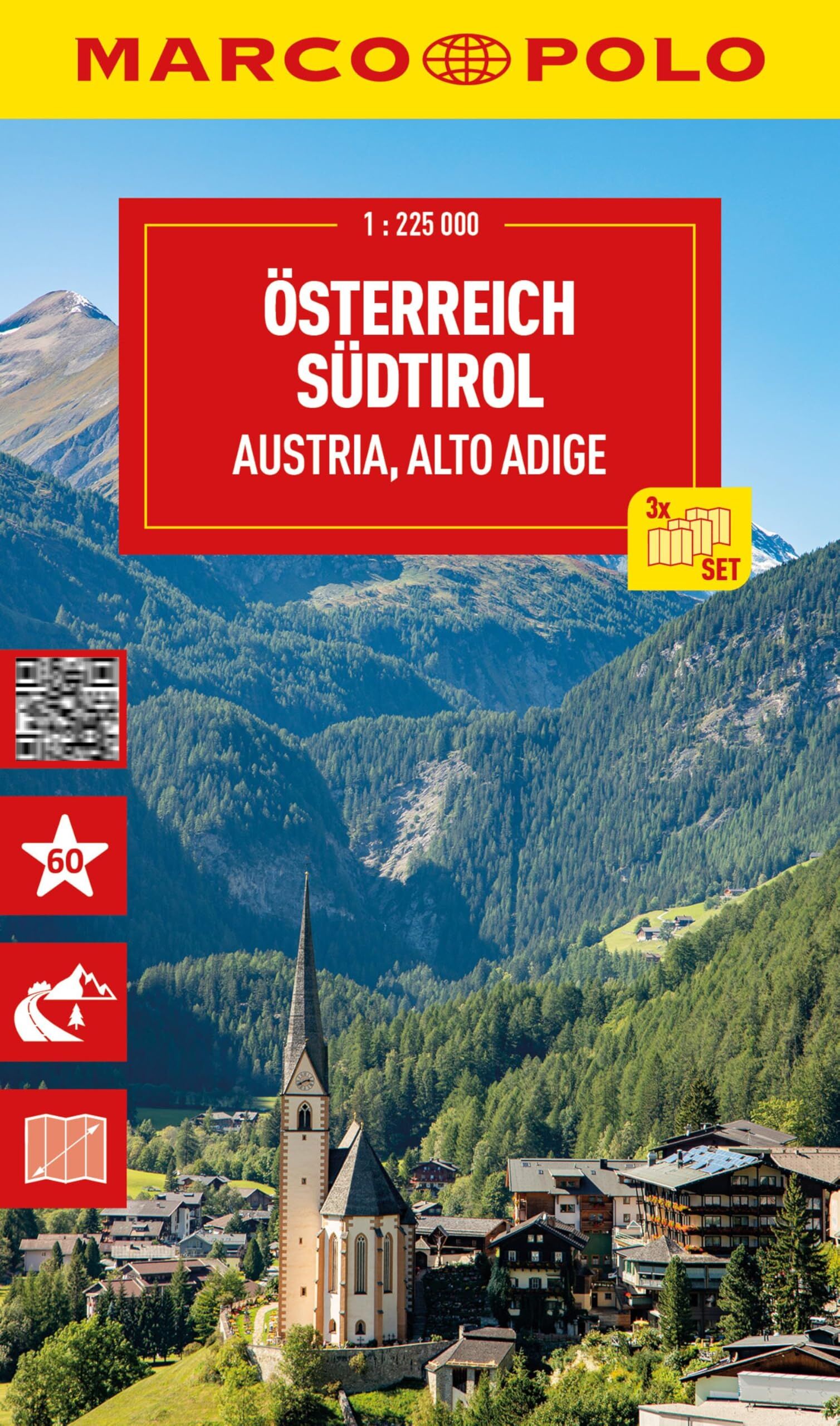 MARCO POLO Kartenset Österreich, Südtirol 1:225.000