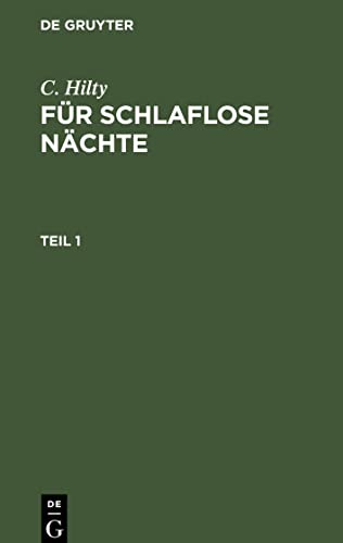 Für schlaflose Nächte, Teil 1, Für schlaflose Nächte Teil 1