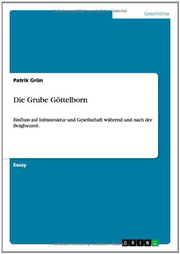 Die Grube Göttelborn: Einfluss auf Infrastruktur und Gesellschaft während und nach der Bergbauzeit.