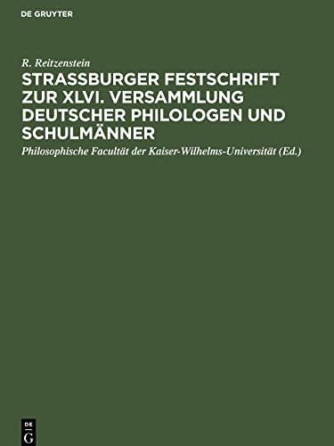 Strassburger Festschrift zur XLVI. Versammlung Deutscher Philologen und Schulmänner: Scipio Aemielianus und die stoische Rhetorik