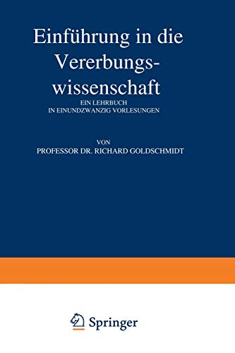 Einführung in die Vererbungswissenschaft
