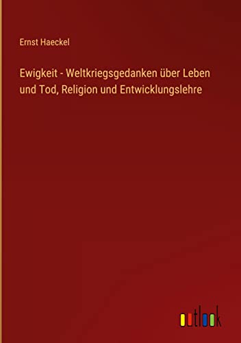 Ewigkeit - Weltkriegsgedanken über Leben und Tod, Religion und Entwicklungslehre