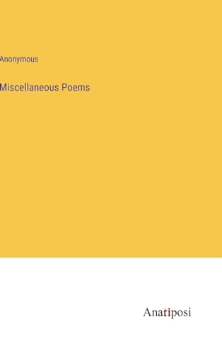 Miscellaneous Poems