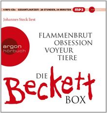 Die weiße Beckett Box: Inhalt: Flammenbrut, Obsession, Voyeur, Tiere