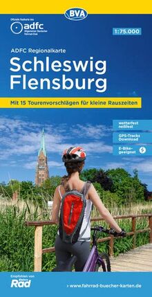 ADFC-Regionalkarte Schleswig Flensburg 1:75.000, reiß- und wetterfest, GPS-Tracks Download (ADFC-Regionalkarte 1:75000)