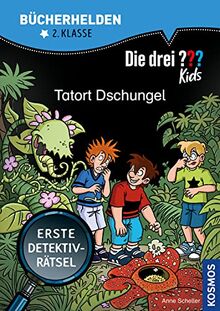 Die drei ??? Kids, Bücherhelden 2. Klasse, Tatort Dschungel: Erste Detektivrätsel, Erstleser Kinder ab 7 Jahre