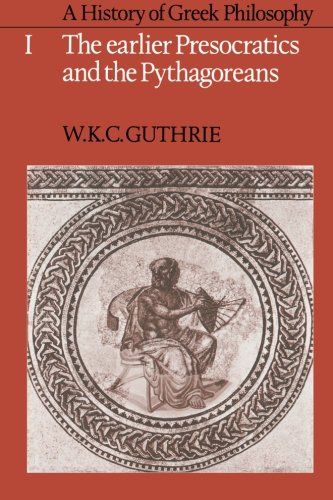 W. Guthrie A History Of Greek Philosophy