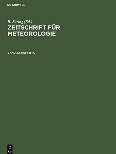 Zeitschrift für Meteorologie, Zeitschrift für Meteorologie