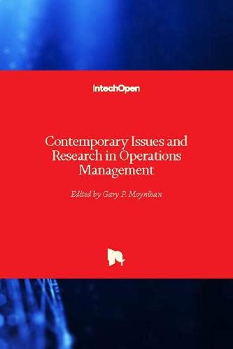 Contemporary Issues and Research in Operations Management