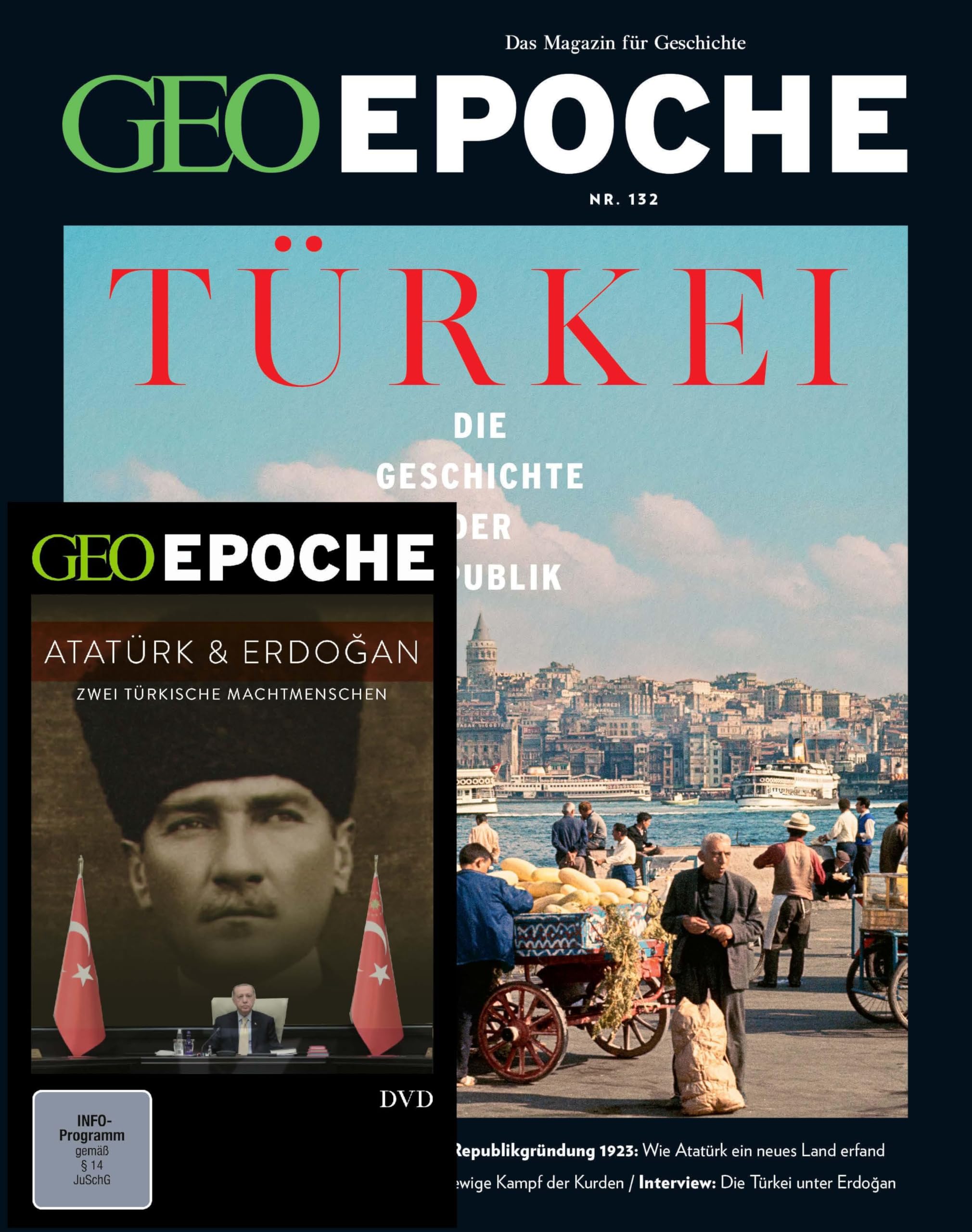 GEO Epoche (mit DVD) / GEO Epoche mit DVD 132/2025 - Die Geschichte der Türkei: Das Magazin für Geschichte