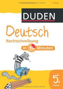 Duden - Deutsch in 15 Minuten - Rechtschreibung 5. Klasse | Buch | Zustand gut