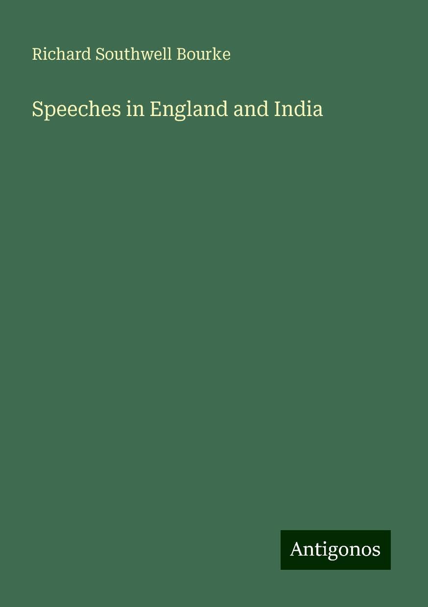 Speeches in England and India